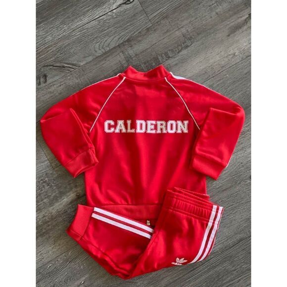 Personalized Baby/Toddler Black Adicolor Track Suit Baby Gift - Picture 6 of 7